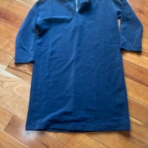 Dynamite Deep Blue Tunic/Dress with 3/4 length sleeves